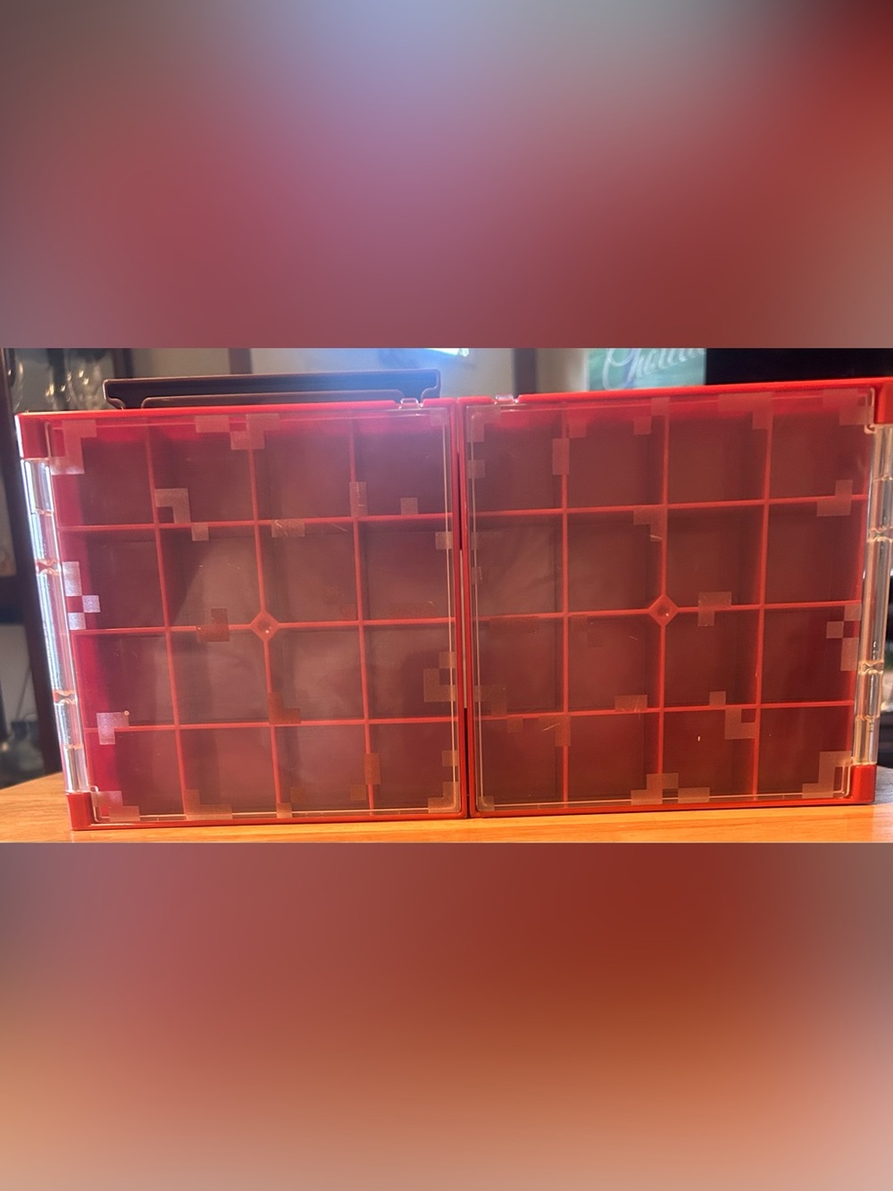 Minecraft Mini Figure Collector Display/Storage Cube - Red - Picture 2 of 5